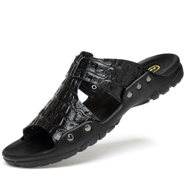 Leather Sandals Men's Comforta - Flip Flop Leather Men 评论和价格