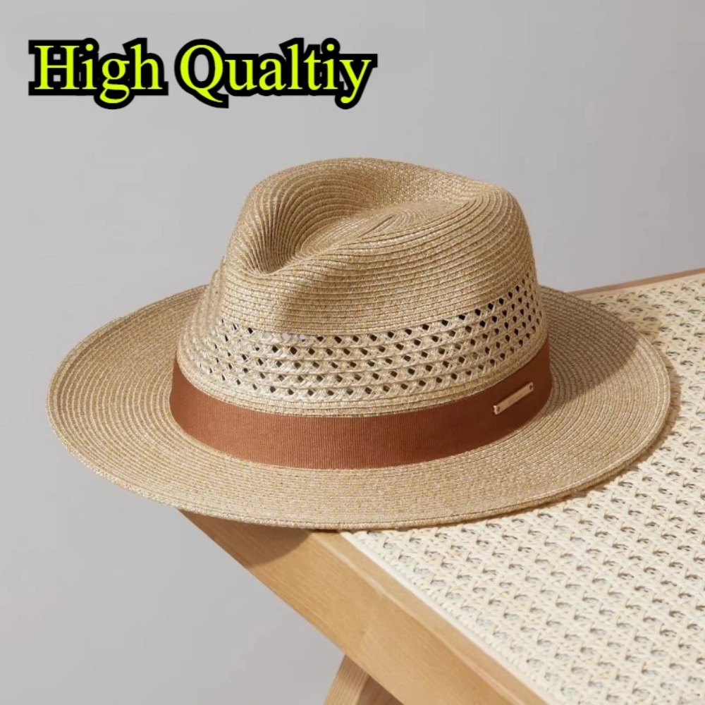 Big Size 60cm Panama Jazz Stra - Bucket Hat Straw 评论和价格