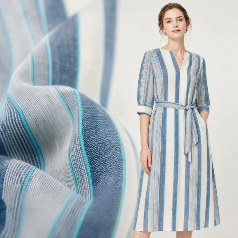2Yards Fresh and artistic Blue - Linen Shirt Breathable 评论和价格